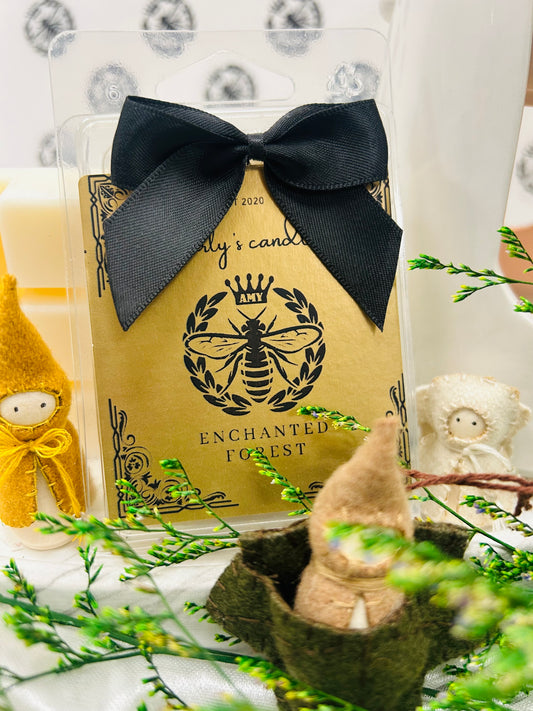 Enchanted forest six cubed clamshell wax melts
