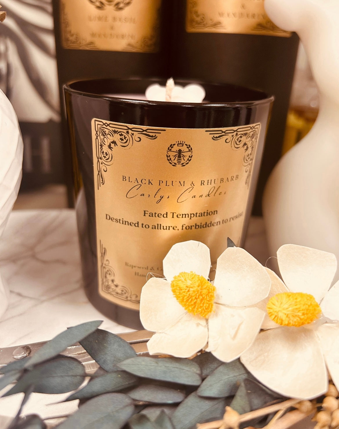 Black Plum & Rhubarb Home Fragrance Bundle – Signature Scent Collection