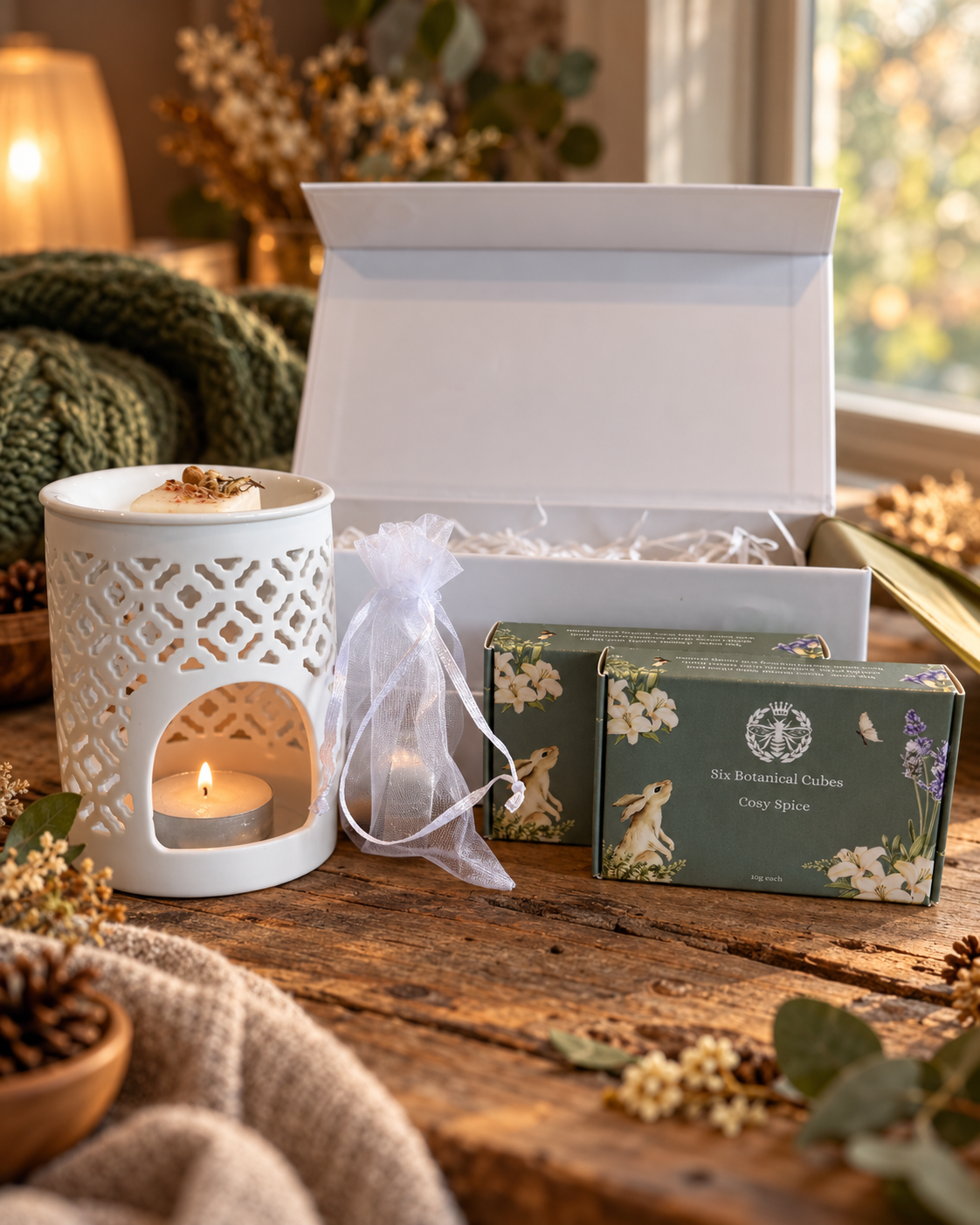 The Botanical Wax Melt Gift Box - Carly's candles & wax melts