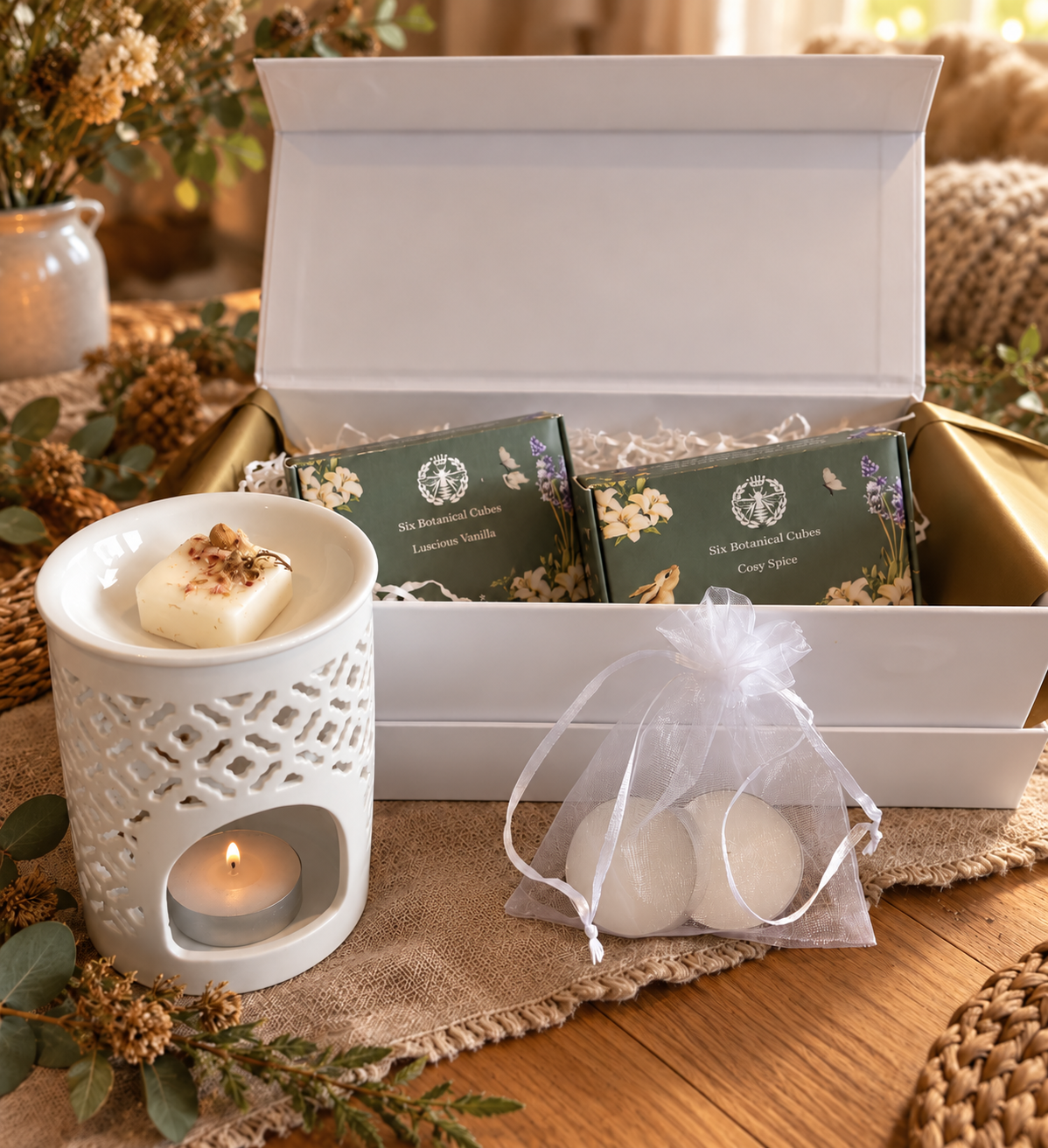 The Botanical Wax Melt Gift Box - Carly's candles & wax melts