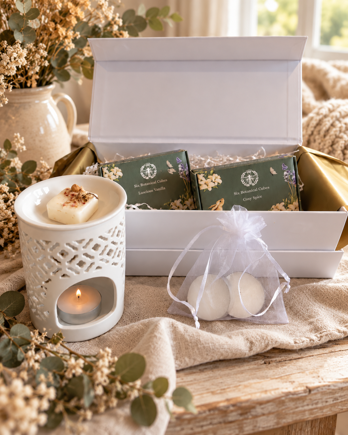The Botanical Wax Melt Gift Box - Carly's candles & wax melts