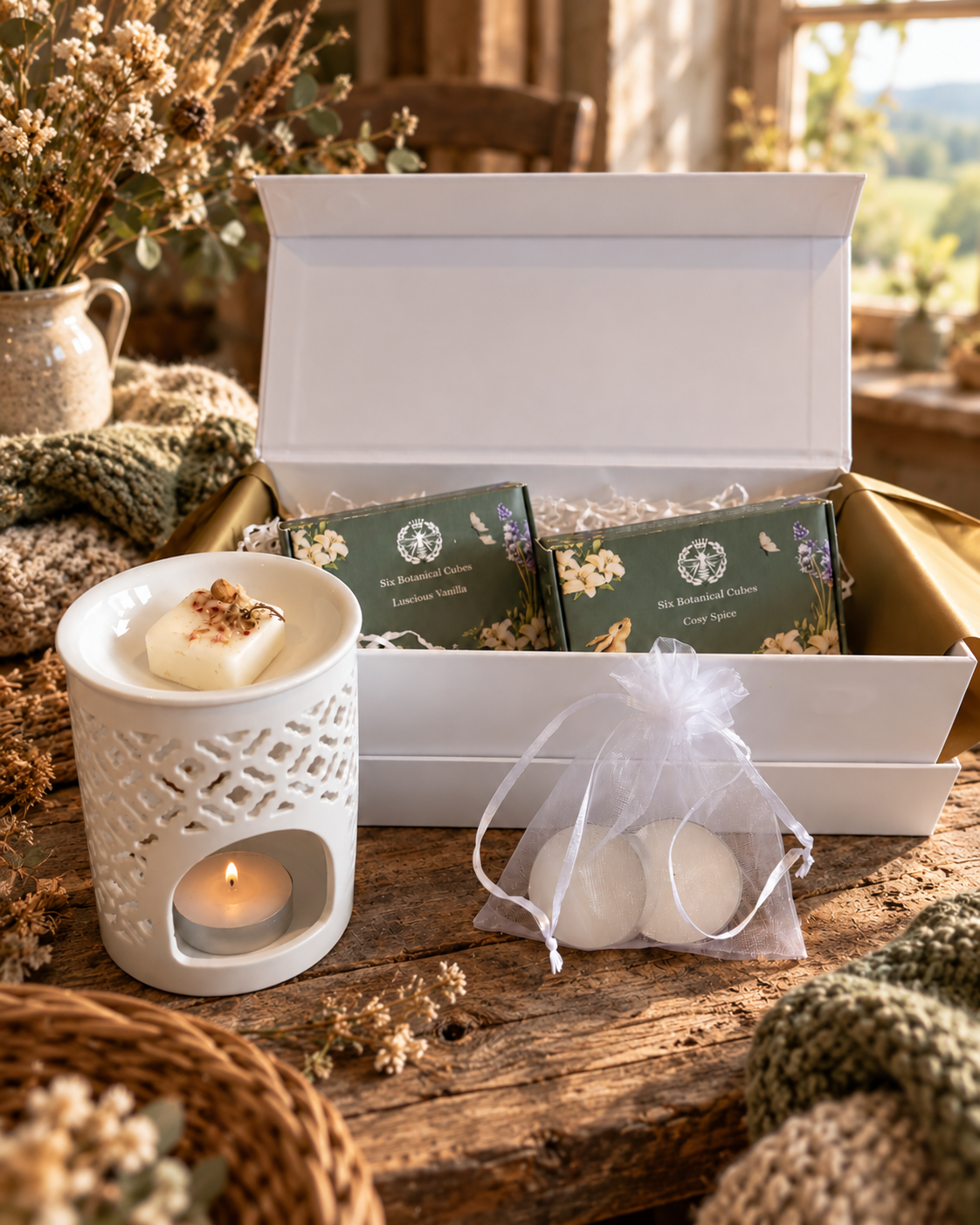 The Botanical Wax Melt Gift Box - Carly's candles & wax melts