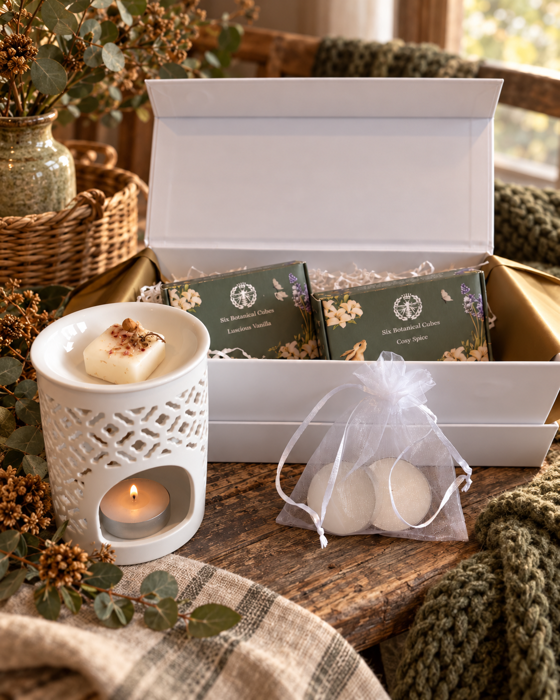 The Botanical Wax Melt Gift Box - Carly's candles & wax melts
