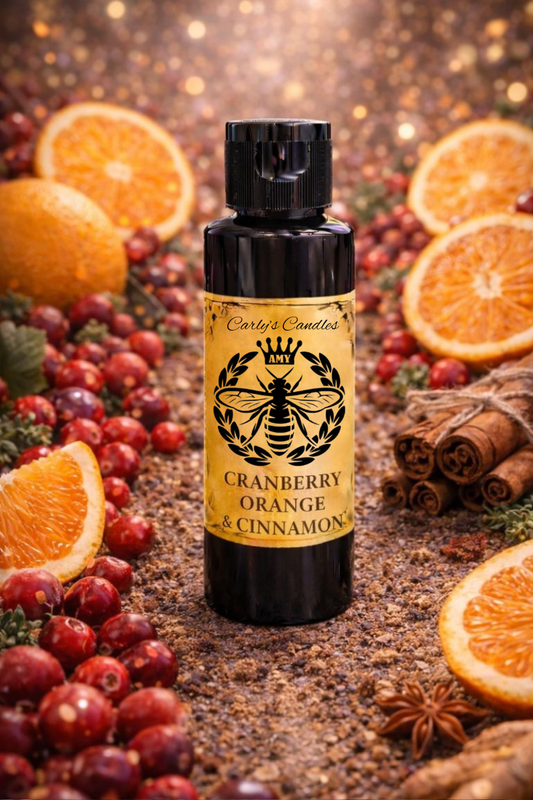 Cranberry, Orange & Cinnamon Diffuser Refill – Festive Spiced Home Fragrance - Carly's candles & wax melts