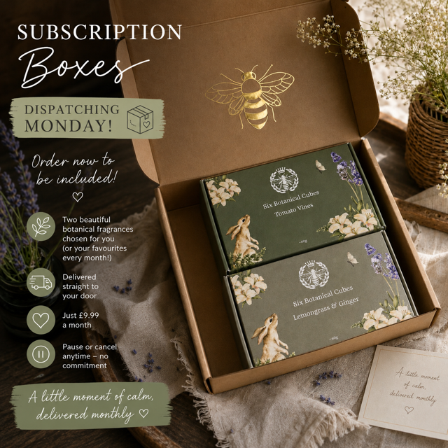 Botanical Wax Melt Discovery Subscription - Duo, 2 Boxes - Carly's candles & wax melts