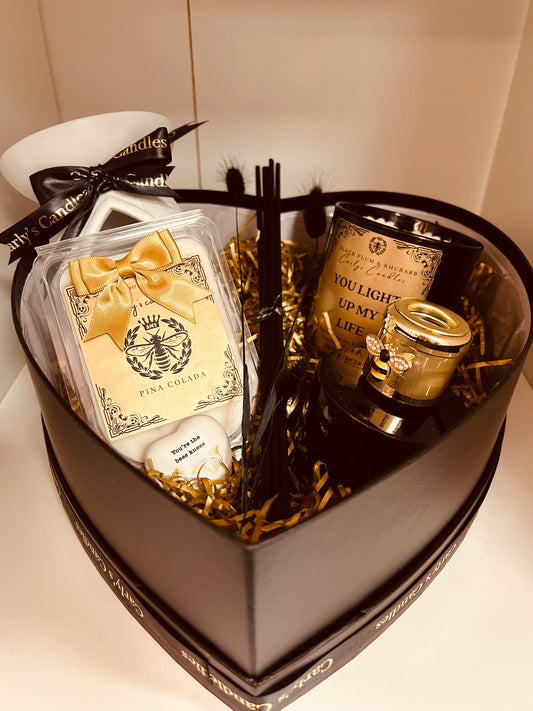 Valentines- Beautiful Valentine’s Day gift box - Carly's candles & wax melts
